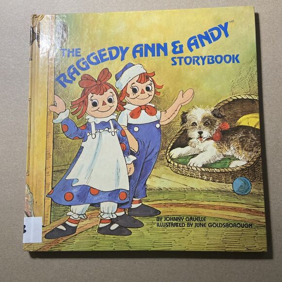 The Raggedy Ann and Andy Storybook Hard Cover 1980 Vintage - Picture 1 of 9
